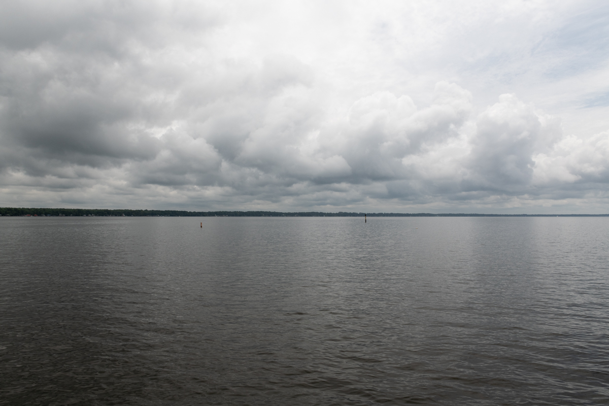 grey open water
